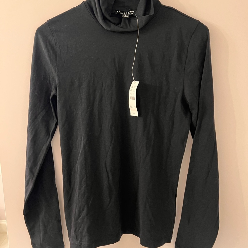 J.Crew Black Turtleneck Top